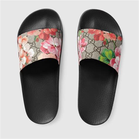 red and pink gucci slides|Gucci flip flops for women.